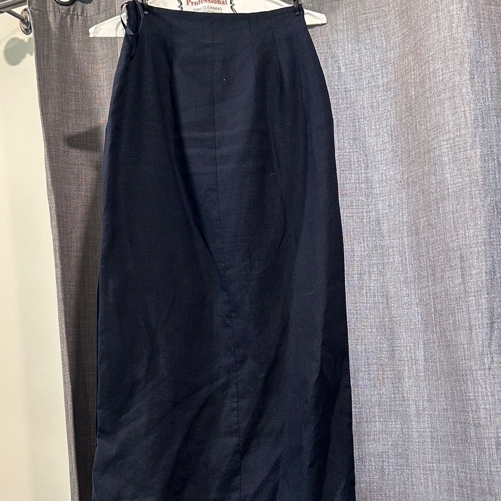 Laura Ashley Classic Black Pencil Skirt